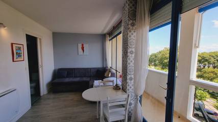 Studio für 3 Personen, mit Balkon, kinderfreundlich in Royan