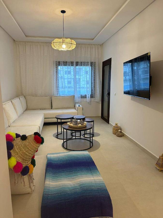 Appartement de vacances pour 6 personnes, avec balcon ainsi que piscine et vue