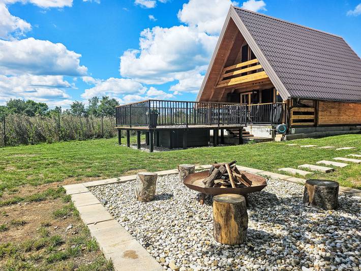 Ferienhaus für 4 Personen, mit Terrasse
