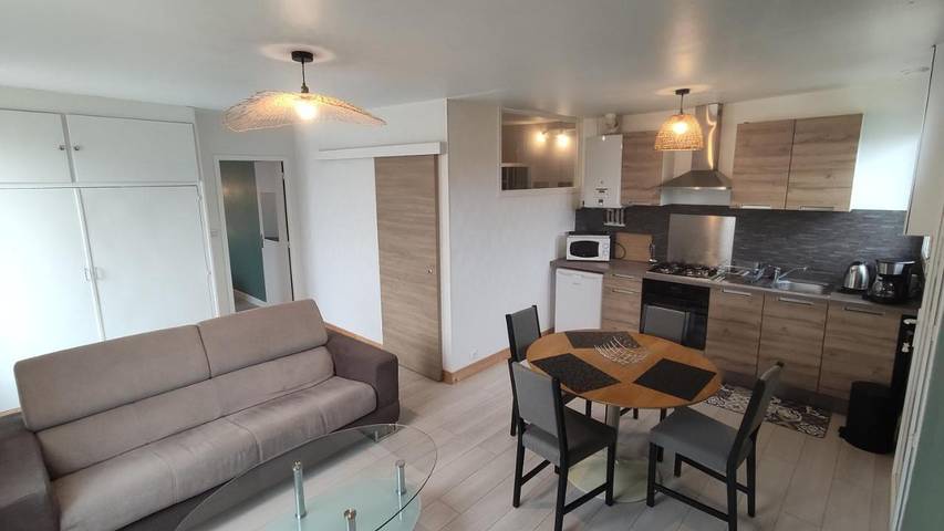 Appartement de vacances pour 3 personnes, avec jardin et terrasse