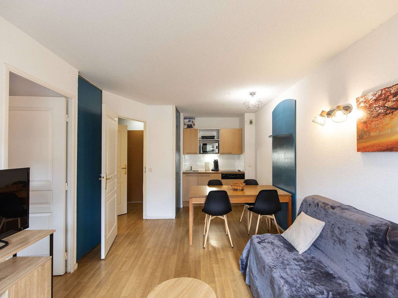 Ganze Wohnung, Charmante Wohnung: 2-Zimmer, 6 Schlafplätze, Terrasse, Parkplatz, Hallenbad, Ski-in/Ski-out in La Mongie, Bagnères-de-Bigorre