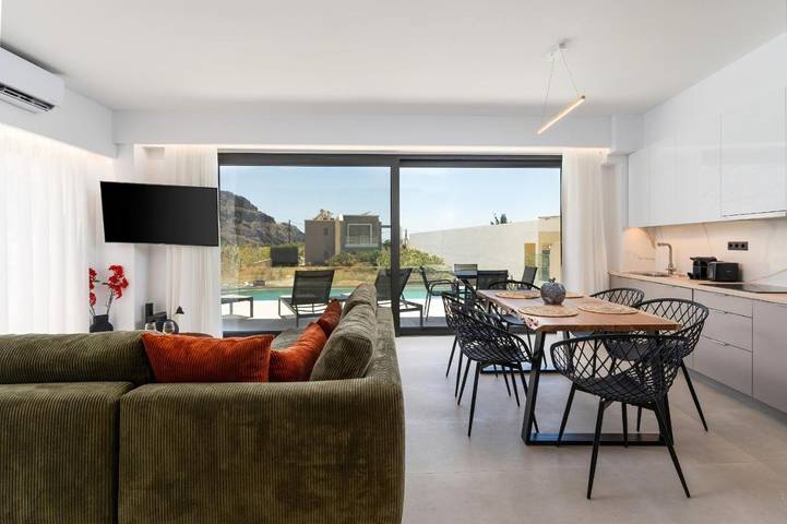 Ferienhaus für 4 Personen, mit Pool und Ausblick sowie Terrasse, mit Haustier in Plakias - 3