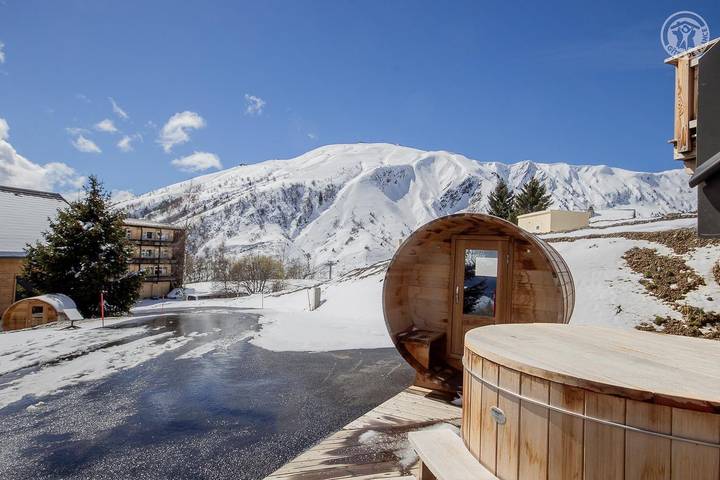 Gîte für 15 Personen, mit Terrasse und Whirlpool sowie Sauna in Französische Alpen - 3