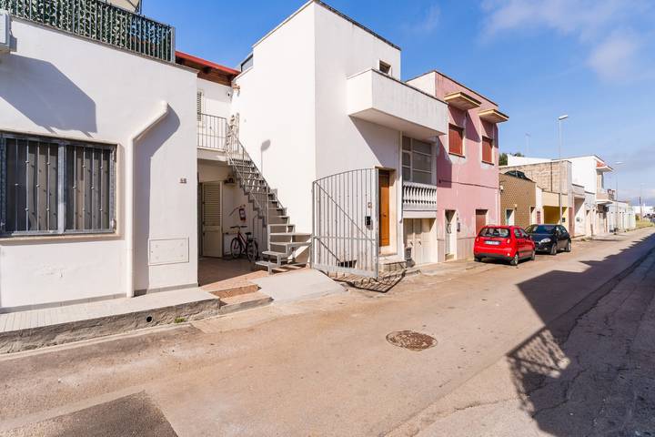 Ferienhaus 'Lu Sule Lu Mare Lu Ientu1' mit privatem Garten, Wlan und Klimaanlage in Porto Cesareo, Golf von Tarent