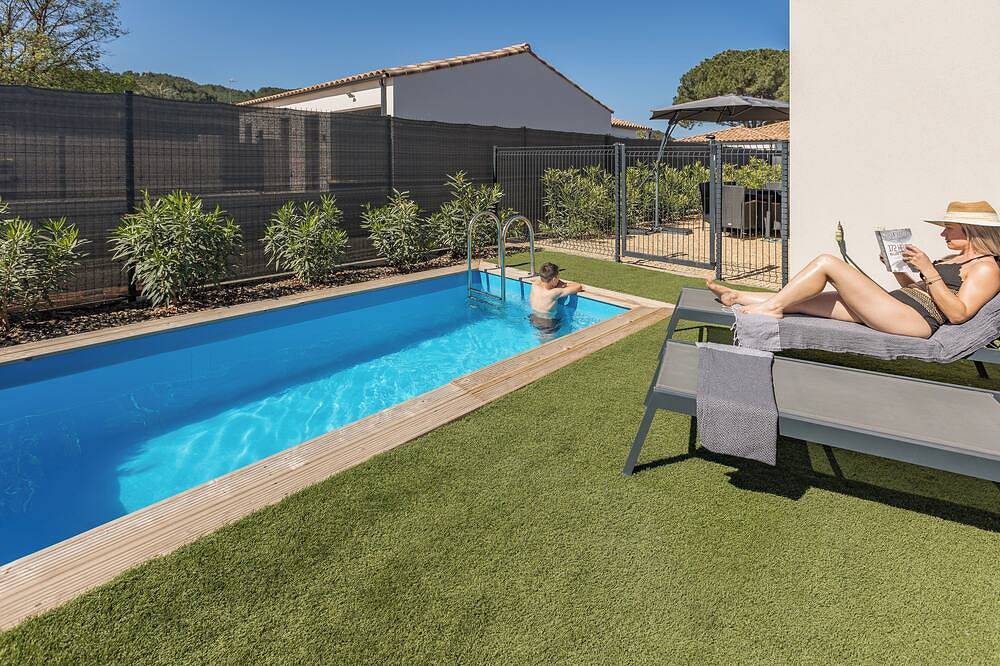 Villa 3ch Moderne Piscine Chauffée Clim in Cessenon-sur-Orb, Region de Béziers