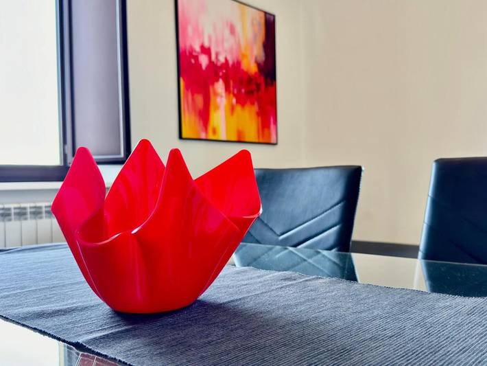 Gîte pour 4 personnes, avec balcon et vue à Sora