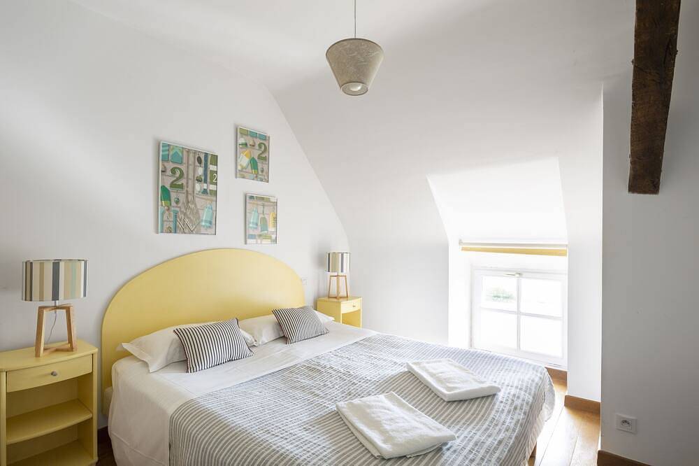 Ferienhaus-Hütte-Nasszelle-Meerblick-Logis N2 in Cancale, Mont-Saint-Michel-Bucht