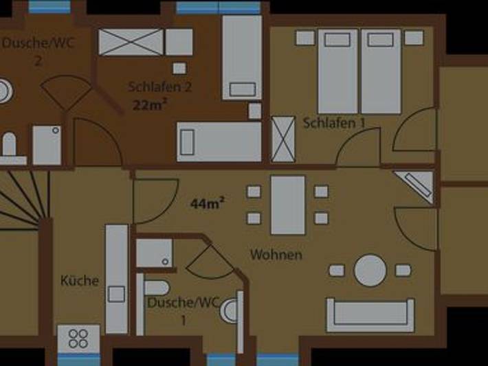 Ganze Ferienwohnung, Ferienwohnungen Landhaus Böhmer - Ferienwohnung "Lauscheblick" in Großschönau, Zittauer Gebirge