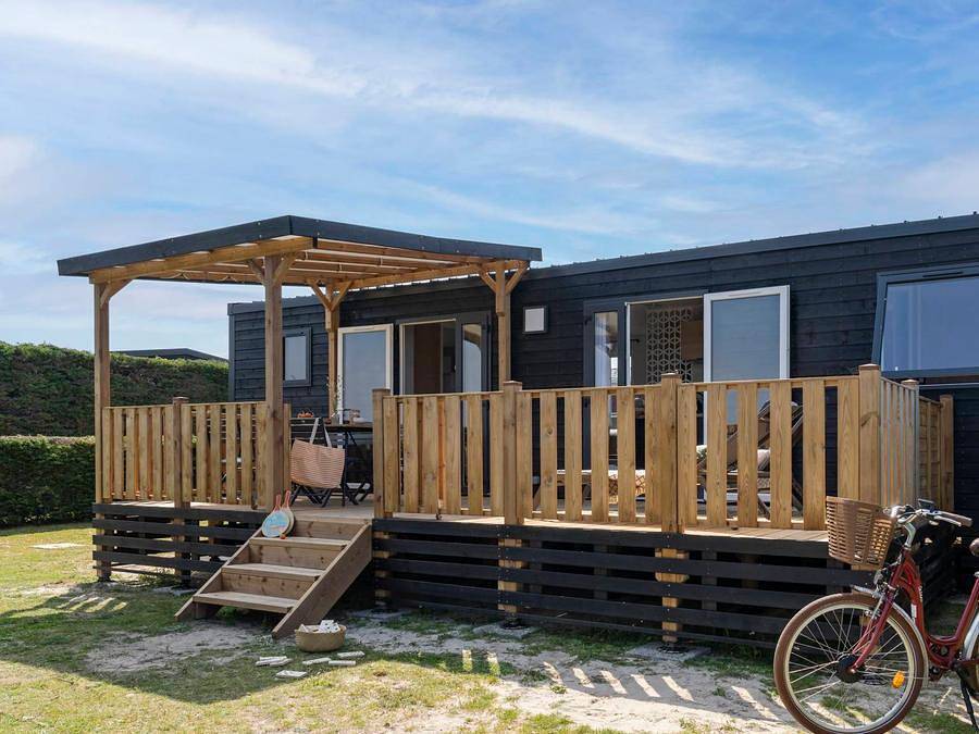 Camping Slow Village Breizh Légendes - Mobilhome 6 personnes - Cottage Signature - 3 chambres in Plounéour-Brignogan-Plages, Région de Brest