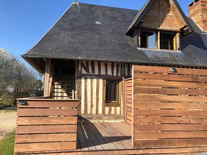 Maison de vacances pour 2 personnes, avec vue ainsi que jardin et terrasse
