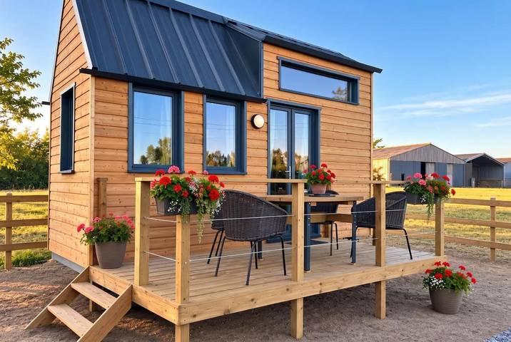 Gîte pour 4 personnes, avec Balcon et Terrasse ainsi que Jardin et Vue à Anor