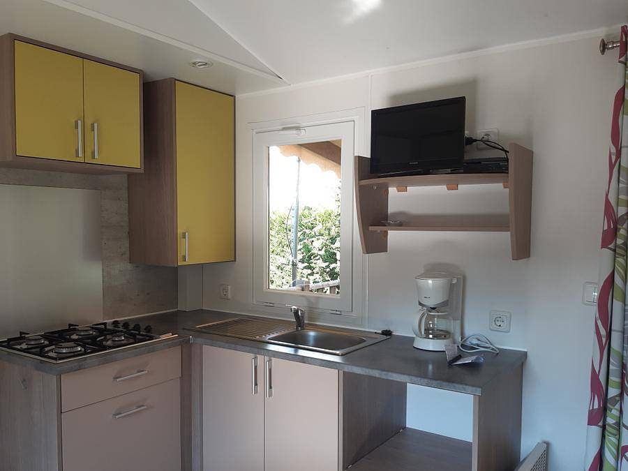 Camping Les Brillas - Mobilhome 4 personas - Ocio - Tv in Les Moutiers-en-Retz, Côte de Jade
