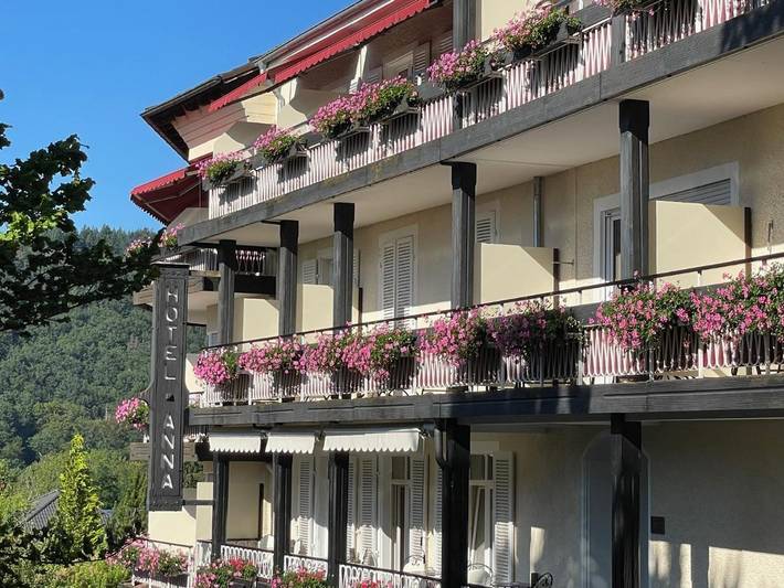 Hôtel, avec Balcon et Terrasse ainsi que Jardin et Piscine