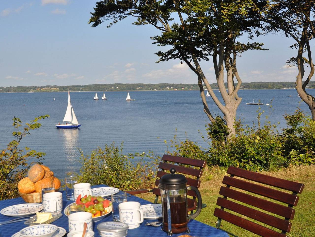 Ferienhaus Meerblick am Yachthafen in Glücksburg, Flensburger Förde