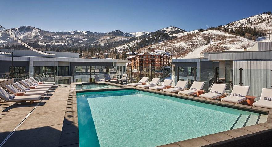 Apartamento de vacaciones para 8 personas, con piscina y balcón en Park City