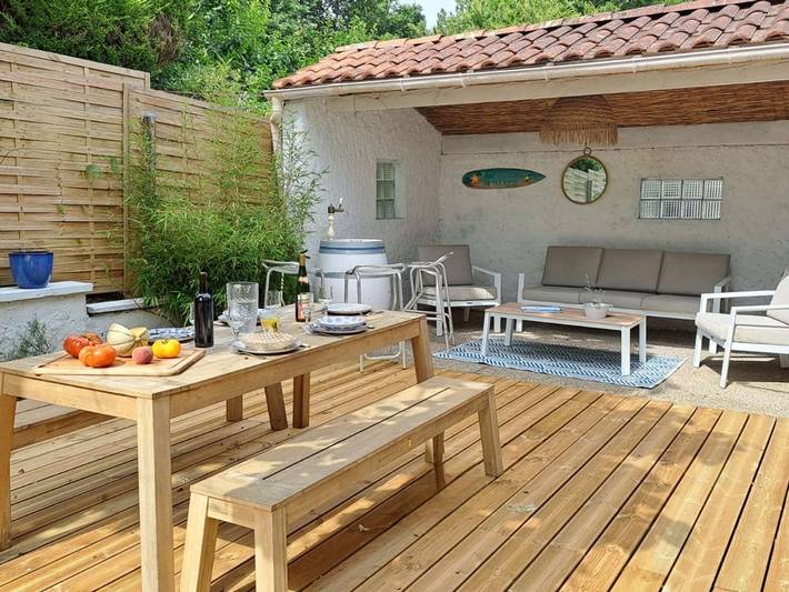 Casa de vacaciones para 6 personas, con terraza y jardín - 1
