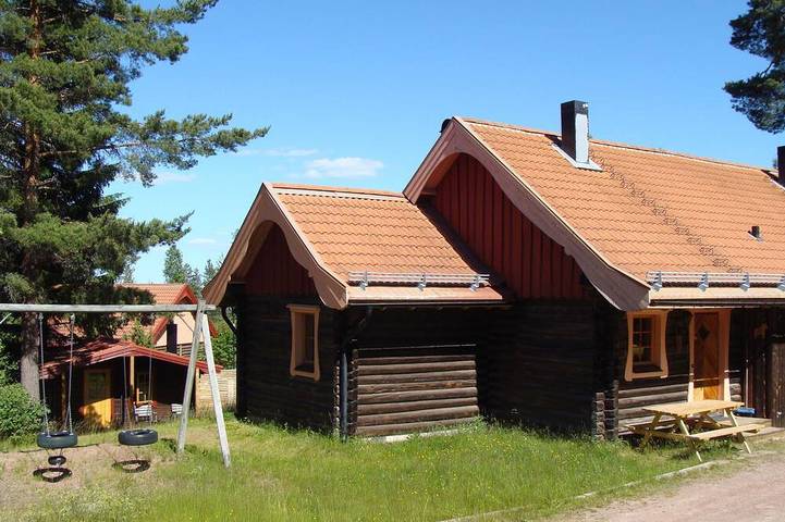 Blockhütte für 6 Personen, mit Terrasse und Sauna - 1