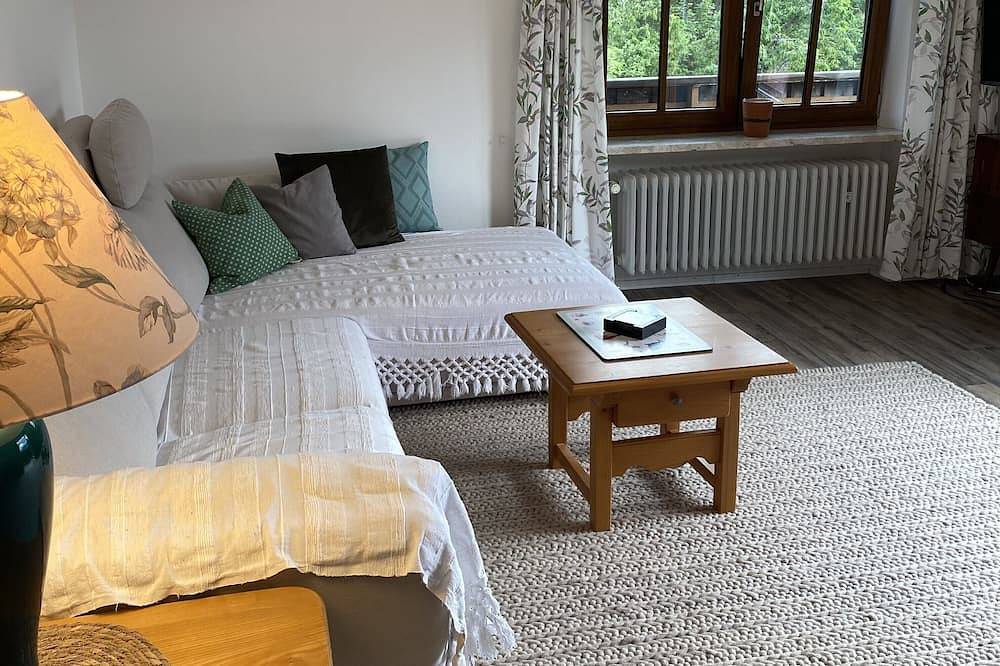 Ganze Wohnung, Ferienwohnung Alpenpanorama wahlweise mit 1 oder 2 Schlafzimmer, Balkon, 60 qm in Samerberg, Bayerische Alpen