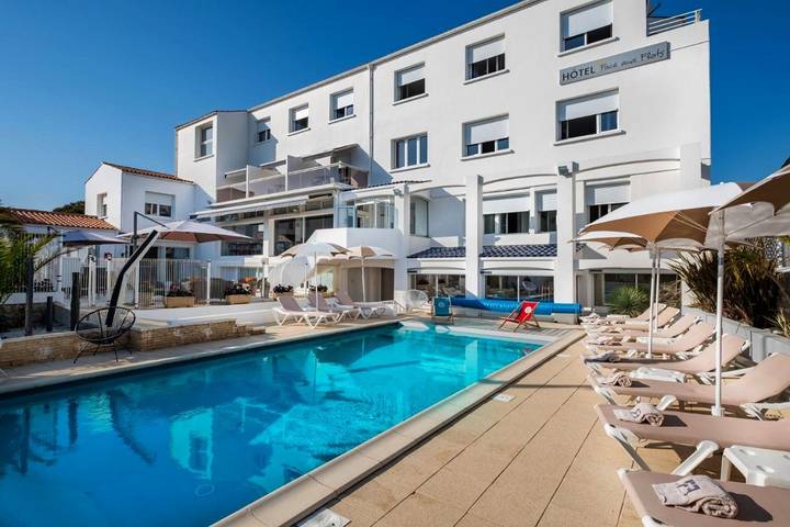 Hôtel pour 2 personnes, avec piscine et jardin