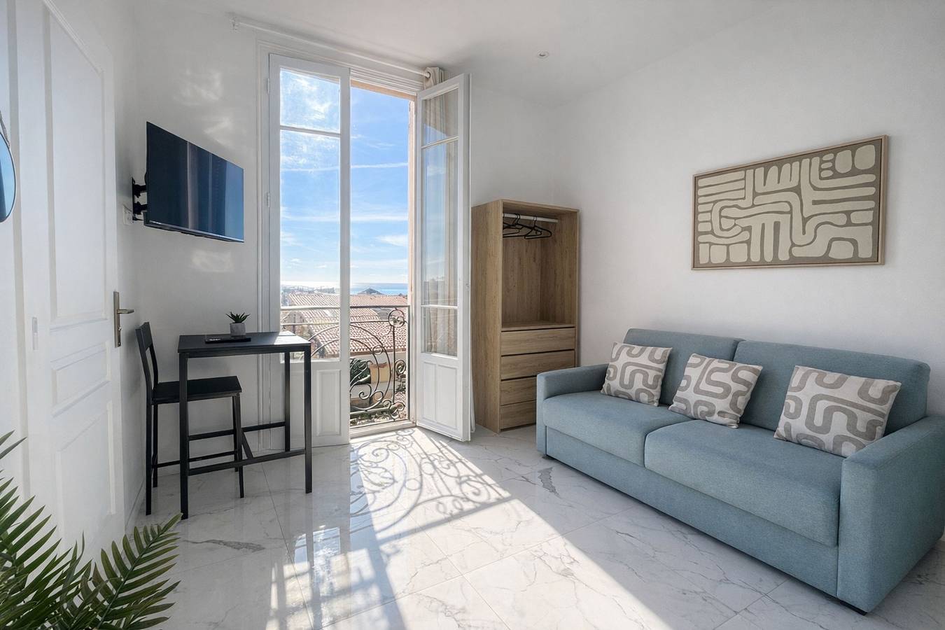 Ganzes Studio, Bright studio flat in Cap d'Ail - Near Monaco in Cap-d'Ail, Nizza und Umgebung