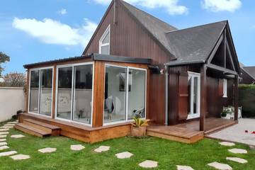 Gîte pour 5 personnes, avec jardin, animaux acceptés à Colleville-Montgomery