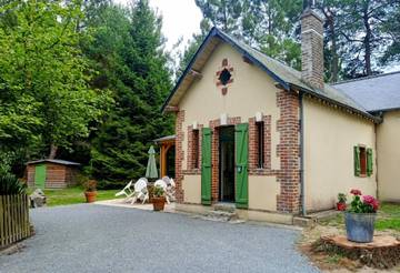 Maison de vacances pour 7 personnes, avec terrasse ainsi que jardin et vue dans la Sarthe