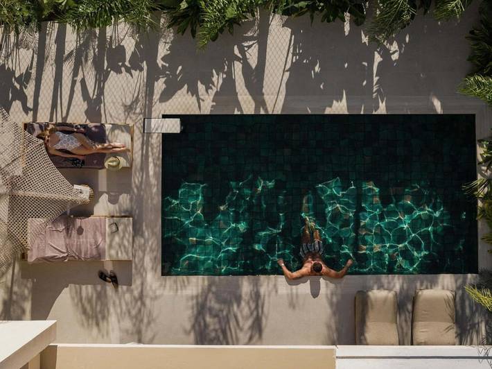 Villa pour 6 personnes, avec Balcon et Terrasse ainsi que Jardin et Piscine