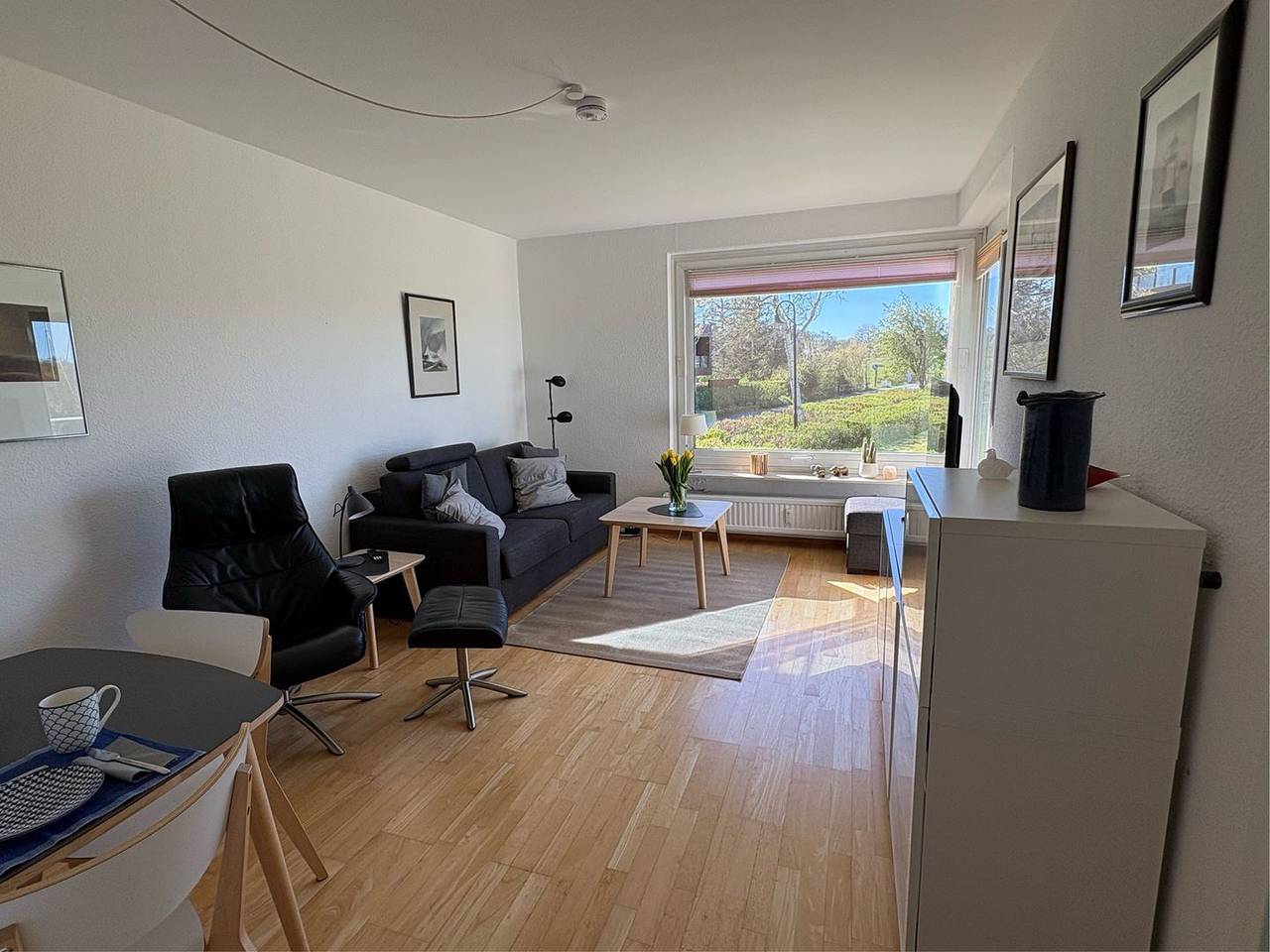Ganze Wohnung, Sailing - Balkon, Wassernähe, Erdgeschoss, Gartenmöbel, Pkw-Stellplatz in Glücksburg, Flensburger Förde
