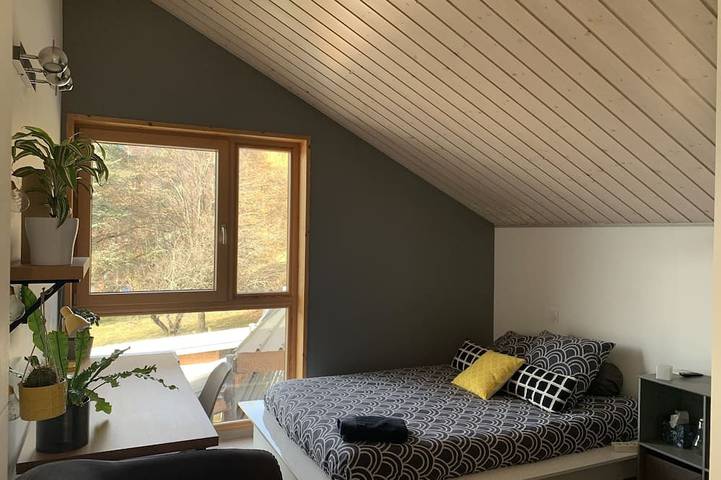Gîte pour 6 personnes, avec jacuzzi ainsi que balcon et jardin à Saint-Martin-d'Uriage - 2