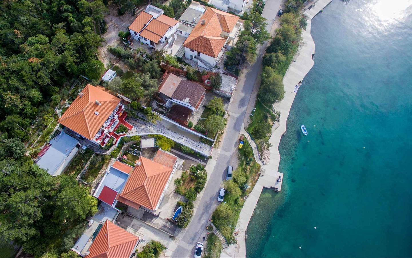 Estudio entero, Estudio directamente al mar in Silo (Krk), Krk (isla)