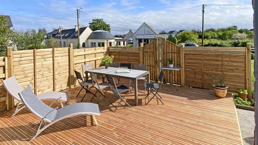 Gîte pour 8 personnes, avec terrasse et jardin dans L Armor - 4