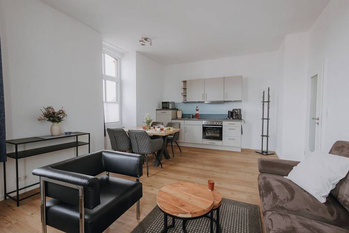 Ganze Wohnung, Ferienwohnung mit Leuchtturmblick im Haus Derk Juist auf Borkum in Borkum