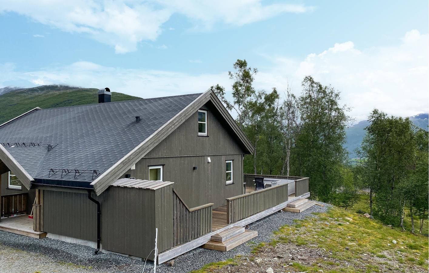 Maison de vacances pour 9 personnes avec terrasse in Nord de la Norvège des fjords