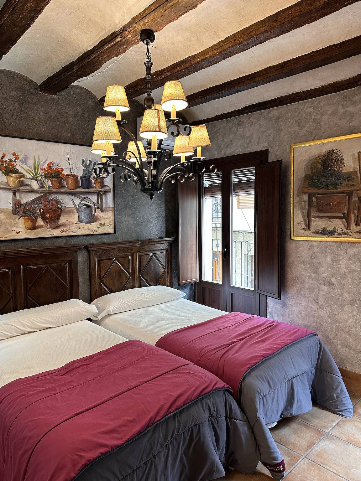 Kamer 'El Mochuelo' met uitzicht op de bergen, Wifi en airconditioning in Lerín, Navarra Provincie