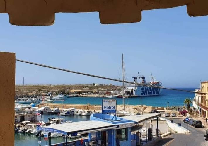 Vakantiewoning voor 2 personen, met uitzicht en terras op Lampedusa