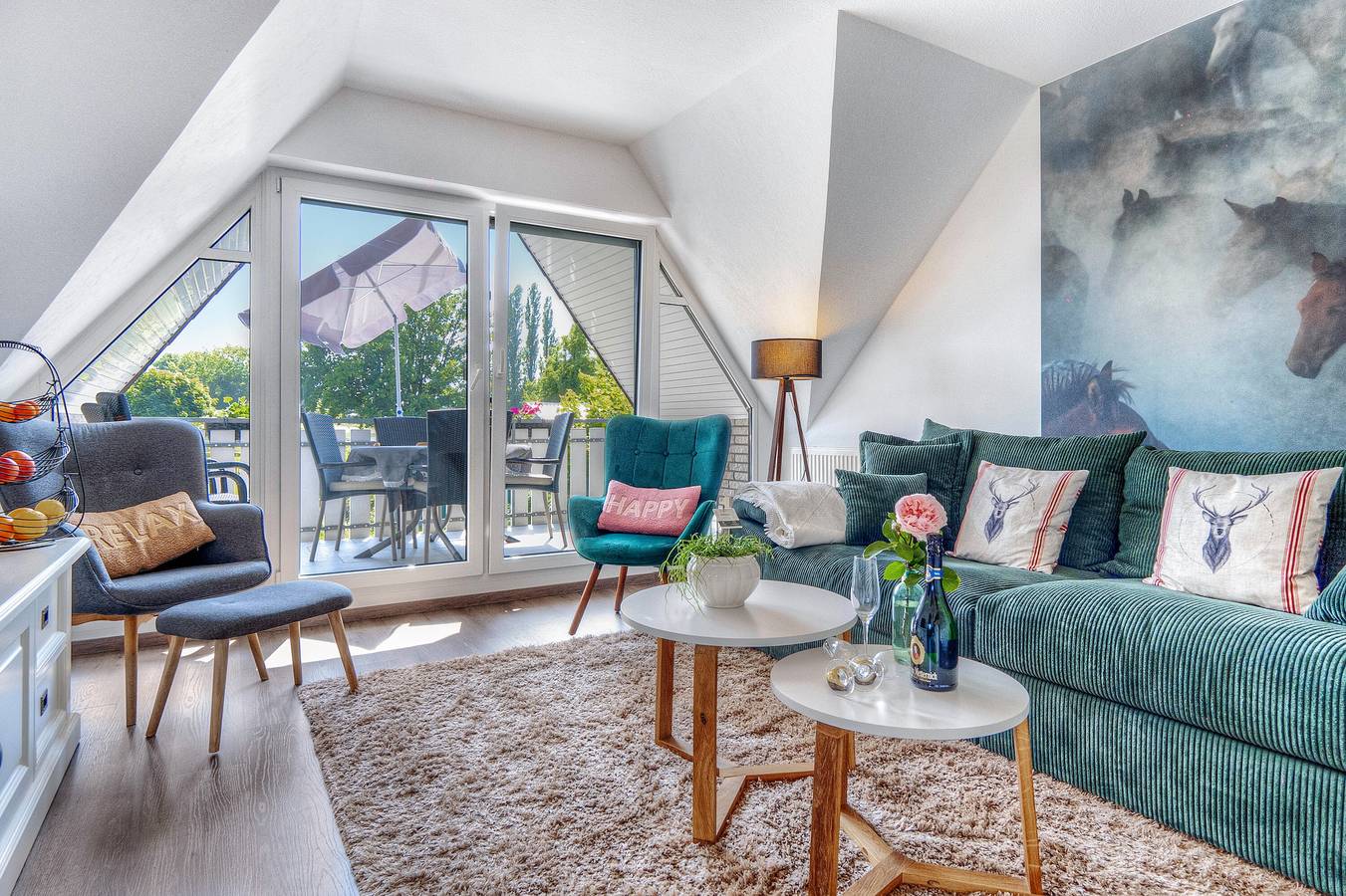 Ganze Wohnung, Ferienwohnung 'Relax' mit Gemeinschaftsgarten, Wi-Fi und Klimaanlage in Mettingen, Münsterland