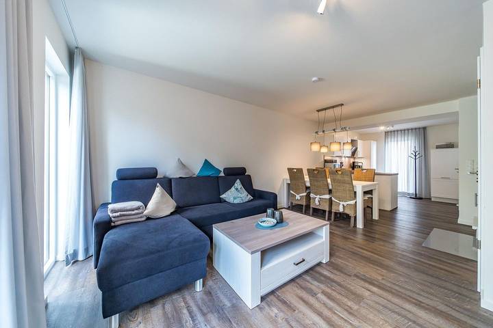 Ferienhaus für 6 Personen, mit Sauna und Terrasse sowie Ausblick in Wangerland