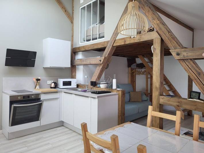 Appartement de vacances pour 4 personnes, avec Terrasse et Jardin ainsi que Bassin pour enfant et Piscine
