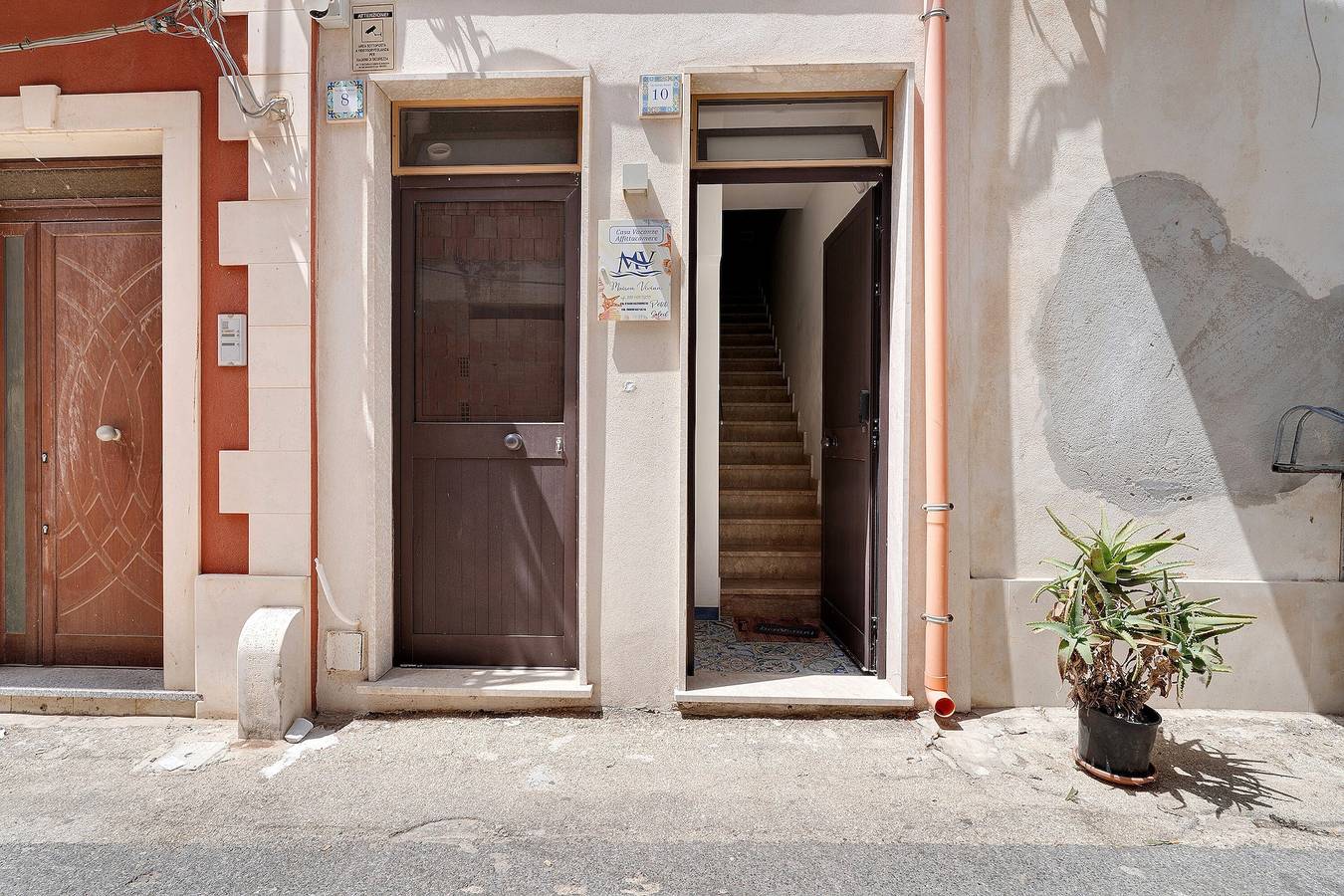 Apartamento entero, Habitación doble con camas individuales y baño privado in Marzamemi, Pachino