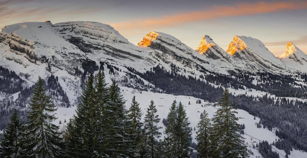 Ski and group house with view directly on the piste in Alt St. Johann, Wildhaus-Alt St. Johann