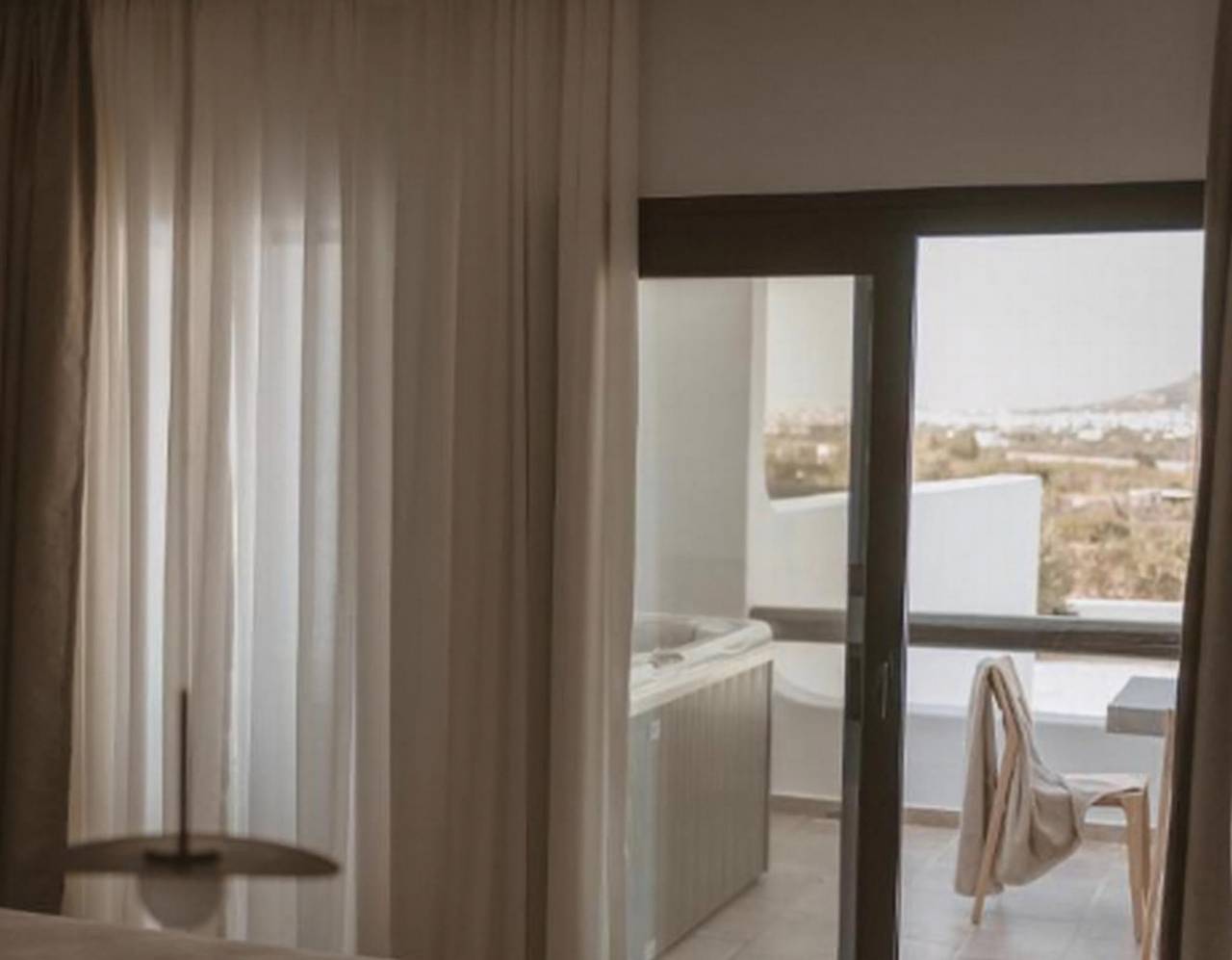 Villa für 2 Personen mit Balkon in Agia Anna, Kykladen