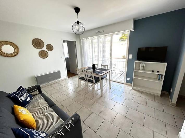 Gîte pour 2 personnes, avec balcon dans Gare De Pornichet