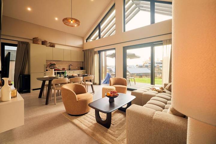 Ferienhaus für 4 Personen, mit Terrasse und Sauna sowie Ausblick