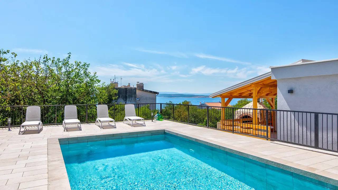 Geheel vakantieappartement, Vakantieappartement voor 5 personen met terras in Crikvenica, Primorje-Gorski Kotar