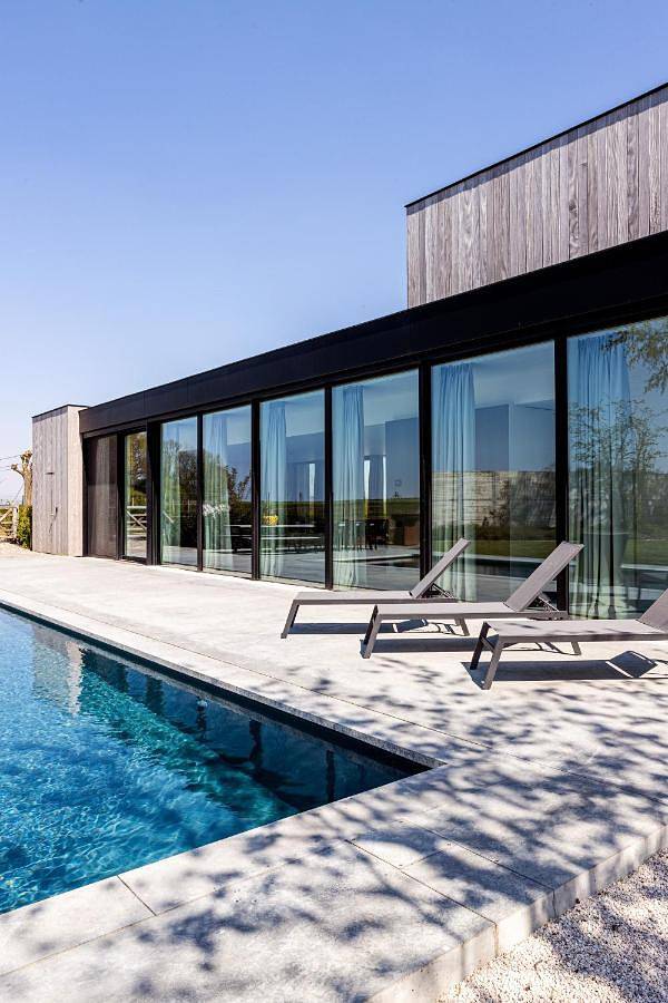 Maison de vacances pour 17 personnes, avec jardin et vue ainsi que sauna et piscine