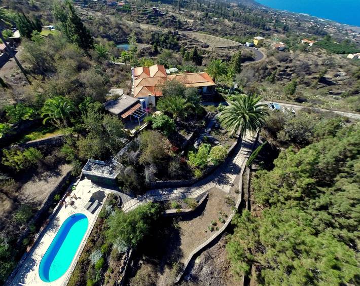 Casa de vacaciones para 6 personas, con jardín en Tijarafe