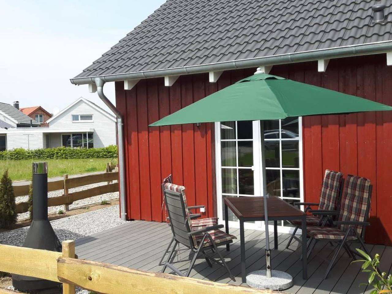 Gemütliches Schwedenhäuschen mit Terrasse in Zierow, Nordwestmecklenburg (Wismar und Umgebung)