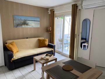 Gîte pour 2 personnes, avec balcon dans Plage Sarrail   Rive Gauche