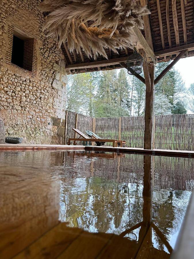 Gîte pour 2 personnes, avec jardin ainsi que piscine et vue à Courcerault - 3