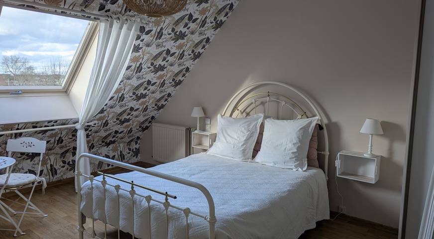 Chambre d’hôte pour 2 personnes, avec jardin